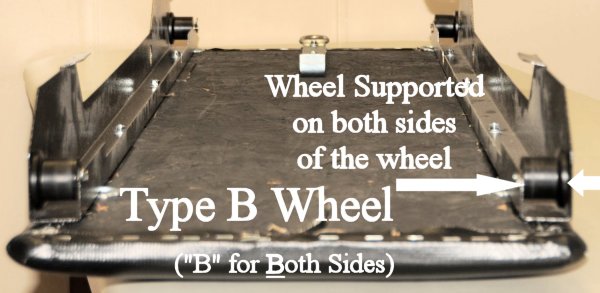 Updated Type B Wheel Assemblies